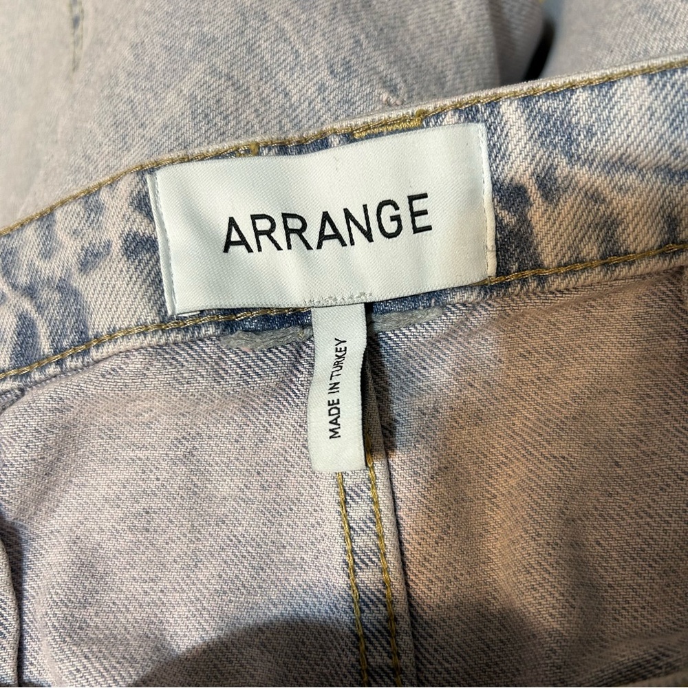 ARRANGE Sydney Denim Barrel Leg Cotton Jeans Light Purple 8 Baggy Utility Cargo - Picture 8 of 9
